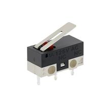 20 interruptores de límite C NO NC de 3 pines con terminales PCB SPDT 1A 125V, palanca de arco de rodillo, acción rápida, pulsadores, interruptores de ratón(HANDLE,100PCS)