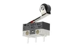 20 interruptores de límite C NO NC de 3 pines, terminales PCB, 1 A, 125 V, palanca de arco de rodillo, acción rápida, interruptores de ratón(PULLEY 1A 125V,500PCS)