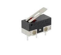 20 interruptores de límite C NO NC de 3 pines, terminales PCB, 1 A, 125 V, palanca de arco de rodillo, acción rápida, interruptores de ratón(HANDLE 1A 125V,1000PCS)