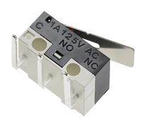 20 interruptores de límite C NO NC de 3 pines, terminales PCB SPDT, 1 A, 125 V, palanca de arco de rodillo, acción rápida, pulsadores, interruptores de ratón(BENT FOOT-3,20PCS)