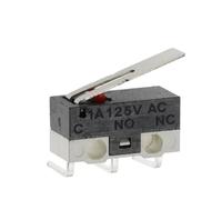 20 interruptores de límite de 3 pines SPDT for ratón, interruptor táctil de 1 A y 125 V for impresora 3D, rodillo for ratón.(BENT FOOT-4,20PCS)