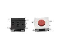 20 interruptores de membrana de 6,2 x 6,2 x 2,5/2,7/3,1/3,4/3,7 MM, pulsadores táctiles, interruptores de 5 pines, microinterruptores SMD TS-034A(6.2x6.2x3.7mm H3.7mm)