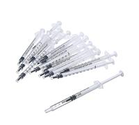20 jeringas de plástico de 1 ml con medición, herramientas de jeringa de medición de múltiples usos para medir, regar, rellenar