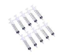 20 jeringas de plástico de 5 ml con medición, múltiples usos, herramientas de jeringa de medición para medir, regar, rellenar