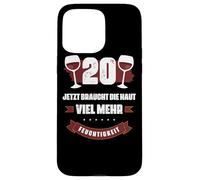 20 Jetzt braucht Die Haut viel Mehr Feuchtigkeit Wein Shirt Carcasa para iPhone 15 Pro MAX