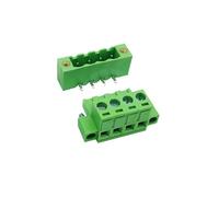 20 juegos de bloque de terminales enchufables de 5,08mm ángulo recto/pin recto con tornillos de oreja fijación de brida KF 2EDGKM + 2EDGVM/RM 15EDGKM(Right Angle,20 SETS_15P)