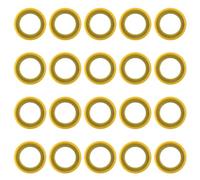 20 Junta Tapón de Drenaje de Metal Arandelas Tapon Aceite Sellos para Motores Fueraborda Mercury 115FS 150 EFI de 4 tiempos y Mariner y Accesorios MerCruiser Star Drives