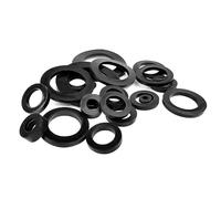 20 juntas tóricas de goma negras for plomería, tamaños M4, M5 y M6, juego de juntas duraderas(M6X12X3mm)