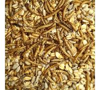 20 kg Deluxe alimento para aves con gusanos de harina sin cáscara para aves