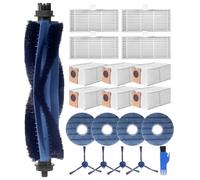 20 Kit de Recambios para eufy Omni C20,1 Cepillos Principales, 4 Filtros, 6 Bolsas de Polvo, 4 Cepillos Laterales, 4 Trapos, 1 Cepillo de Limpieza Pequeño