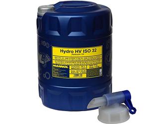 20 L Mannol Hydro HV ISO 32 Aceite hidráulico HVLP 32 aceite de aceite DIN 51524/3 + grifo