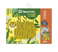 20 LABERINTOS EN EL CORAZÓN DE LA SELVA. MI ESTUCHE DE JUEGO
