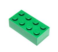 20 LEGO Ladrillos 2x4 Verde