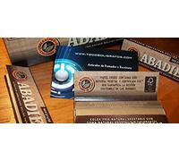 20 libritos papel Abadie Natural Brown tamaño medio 77mms.