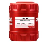 CHEMPIOIL Aceite de motor SAE 40 SAE aceite API CH-4 API SJ 40 20L Compatible con VW Polo V Hatchback 6R1, 6C1 up! Hatchback 121, 122, BL1, BL2, BL3, 123 Golf VII Hatchback 5G1, BQ1, BE1, BE2