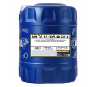 20 Litro Mannol TS-18 15W-40 CK-4 Baja Fricción