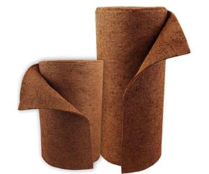 20 m Aquagart Coco, 1 m de ancho, protección contra el frío y el invierno para plantas, 800 g/m², capa de látex natural unilateral, estera de fibra de coco