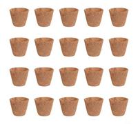 20 macetas biodegradables de fibra de coco para arándanos, bolsas de vivero transpirables para un crecimiento saludable de raíces para jardinería (tamaño pequeño 6 x 10)