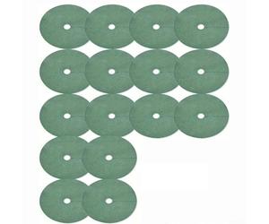 20 mantillo circular de árbol para anillos hechos de tela no tejida para control de césped y conservación de la humedad del suelo en jardines y paisajes públicos (15 cm)