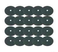 20 mantillo de árbol de tela no tejida para anillos para jardinería sostenible, tapete transpirable supresor para círculos de árboles y áreas de plantación (25 cm)