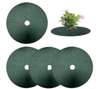 20 mantillo degradable para anillos para control de césped y sostenibilidad ambiental en prácticas de jardín (32 cm)
