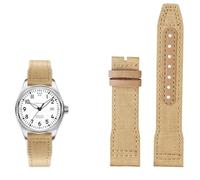 20 mm 21 mm 22 mm de banda de reloj de cuero de nylon, para IWC Le Petit Prince Big Pilot IW3777 Black Sport Canvas Start Strap