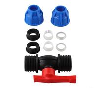 20 mm, 25 mm, 32 mm, válvula de tope de compresión de plástico para conexiones de tubería de agua (20 mm)