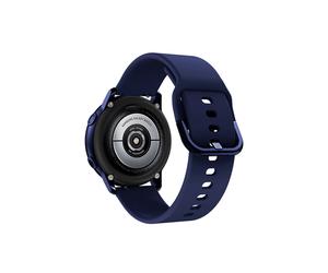 (20 mm - Azul medianoche) Correa original para Samsung Galaxy Watch Active 2 40 mm 44 mm Pulsera deportiva