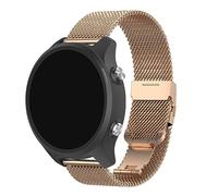 【20 mm】 Correa de reloj duradera de inoxidable universal resistente al sudor y al deterioro para varios tipos de relojes Aptitud Física Reloj Bandas (Rose Gold, One Size)