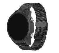 【20 mm】 Correa de reloj duradera de inoxidable universal resistente al sudor y al deterioro para varios tipos de relojes Aptitud Física Reloj Bandas (Black, One Size)