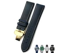 20 mm de 21 mm 22 mm Bandas de reloj de reloj marrón negro para Rolex para Omega Seamaster 300 para Hamilton para Seiko para IWC para pulsera Tissot (color: broche de oro de 10 mm, tamaño: 20 mm)