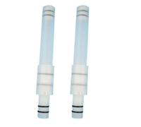 20 Mm De Diámetro, 190 Mm De Longitud Juego De Repuesto De Tubo De Expansión De 2 Piezas Accesorio De Varilla Telescópica Cilíndrica Compatible Con VEVOR Máquinas For Hacer Helados