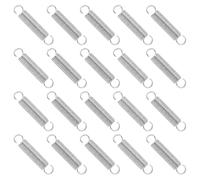 20 muelles de tracción con ganchos, 1/4 pulgadas x 1-1/2 pulgadas, muelle de tensión, resorte de extensión de doble gancho, diámetro del alambre de 0,8 mm y diámetro exterior de 6,8 mm, para