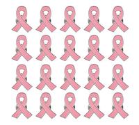 20 Octubre Rosa Broches Cinta Rosa Insignia de Pin Pin de Conciencia De Cáncer de Mama Metal y Esmalte Colorido, para Actividades de Apoyo al Cuidado de la Mujer