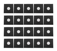 20 Pack 12 Inch Record Kraft Paper Jackets with 350gsm Matte Black Cardboard