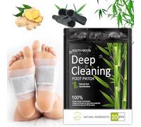 20 Pack parches detox pies, desintoxicacion original, almohadillas limpieza profunda, para aliviar el estres y dormir profundamente