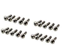 20 Pack Titanium Alloy Pickguard Mounting Screws Compatible with Fender, Gibson, Ibanez ST TL Guitar - Guitar Bass Guard Mount Screws Panel Accessories Luthier Projects