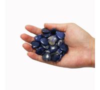 20 Packs of Tumbled Polished Natural Lapis Lazuli Crystals Heart Stones, Crystals and Healing Stones Quartz Bulk for Wicca, Reiki, Healing Energy, Chakra Stones, Witchcraft Supplies