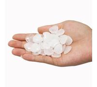 20 Packs of Tumbled Polished Natural Quartz Crystals Heart Stones, Crystals and Healing Stones Quartz Bulk for Wicca, Reiki, Healing Energy, Chakra Stones, Witchcraft Supplies