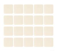 20 paños de gamuza de fibra superfina para mezclar medios de dibujo, superficies de arcilla de pulido y limpieza de artículos ópticos y electrónicos delicados (beige)