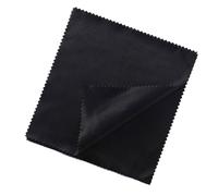 20 paños para gafas, paños de limpieza de vidrio, adecuados para gafas, lentes de cámara, pantallas de teléfono y limpieza de tabletas (negro)