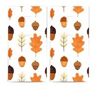 20 pañuelos individuales con diseño de bellota, 2 paquetes de 10 pañuelos individuales impresos como regalo.