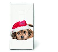20 Pañuelos (Navidad perro perro Animales Invierno Navidad 2 x 10