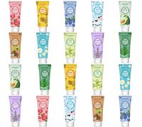 20 paquete de mini cuerpo de locin para el regalo de la locin para la piel seca Tamao de viaje pequeo crema de cuerpo pequeo con manteca de