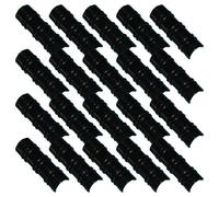 20 Paquetes De Fortaleza Altas Abrazaderas Tubería Negro Fáciles Transportar Pinzas Para Películas Para Entusiastas Y Estabilizadores Tubería Industrial Plomeros
