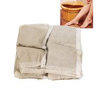20 Paquetes de Remojo de Pies de Jengibre para el Cuidado de los Pies, Baño de Pies de Jengibre para Drenaje Linfático, Remojo de Pies de Desintoxicación Linfática de Cúrcuma para un Mejor Sueño Y Ali