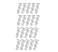 20 paquetes de tubos de ensayo de centrífuga vacíos transparentes para maquillaje, envases de plástico de alta calidad, paquete de 20 frascos para almacenamiento de perfume, capacidad de 5 ml, para