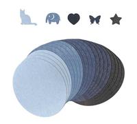 20 Parches Jeans Termoadhesivo, 13,5 x 11cm 5 Colores Parche Decorativo para Reparación de Pantalones Vaqueros, Parche de Mezclilla para Planchar, Tela de Reparación de Algodón Puro