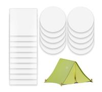 20 Parches Transparentes Reparación Tienda, Parches Impermeables SPA Inflable Colchón Castillo Hinchable Flotador Piscina Chaqueta Impermeable para Mochilas Toldos Tiendas Campaña Chaquetas