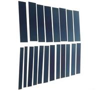 20 pares de acero paralelo de 1/32 x 6 pulgadas, paralelismo de 0.000 pulgadas, endurecido 50HRC, para fresado y mecanizado CNC, juego de 40 piezas (altura coincidente ± 0.1 pulgadas)